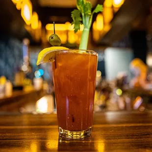 Bloody Mary in the Lounge
