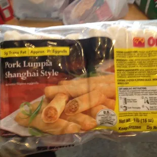 Lumpia! Much easier than making them.