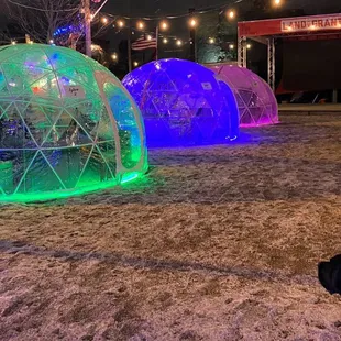 Igloos you can rent in the winter!
