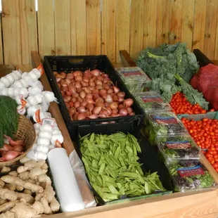 a variety of vegetables