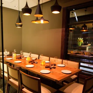 Private Dining Room for up to 12 guests ~ The Onyx Room