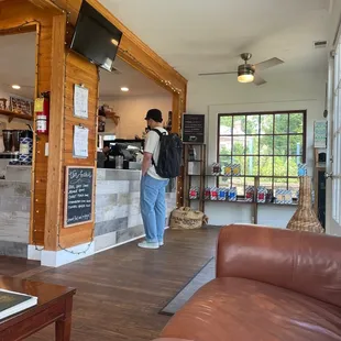 Interior of the coffee shop