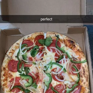 pizza, food