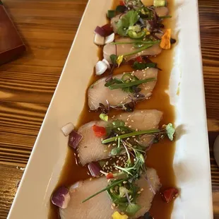 Yellowtail appetizer