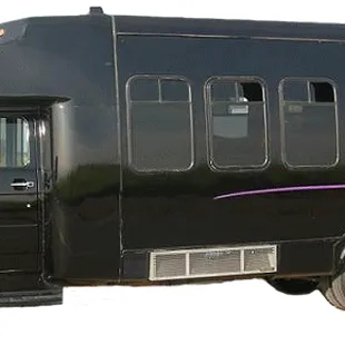 22 passenger Super Party Bus with dancers pole, light show, 42" Big Screen Video and 5000 watt stereo