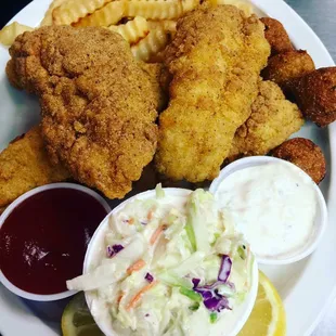 Every Thursday night. One full pound of fish with all the trimmings $10. Share with a friend!