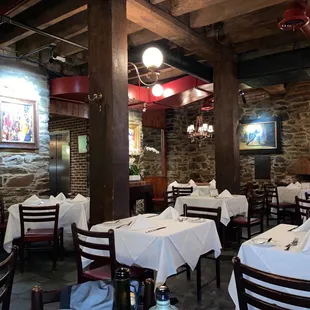 One of the dining rooms.