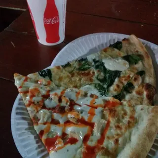 Spinach and Ricotta Cheese Pizza