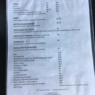 They serve some snacks, but still let dogs inside :)