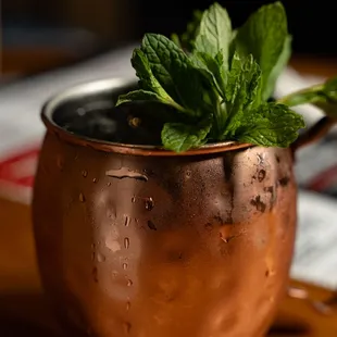 Key Lime Mule - Vodka, Lime Juice, Mint, Ginger Beer