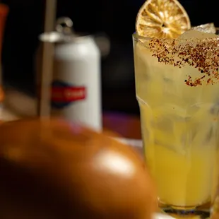 Cattleman Margarita - Ilegal Mezcal Joven, Mango Puree, Ancho Reyes, Orange Liqueur, Fresh Lime Juice, Mango