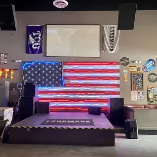 american flag bed