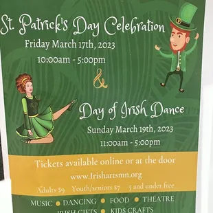 St. Patrick's Day celebration!