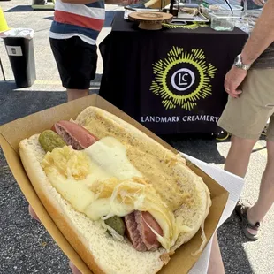 Raclette Hot dog special!