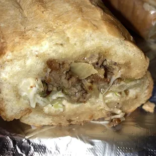 Steak and cheese sub!