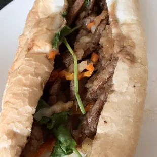 Lemongrass Banh Mi (Vietnamese Sandwich) is so tasty!