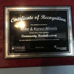 Community Revitalization Award