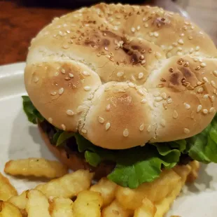 Burger $8.99. Cheeseburger is same price.