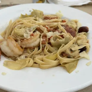 Shrimp pasta