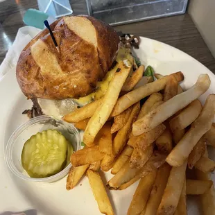 Kitchen sink burger