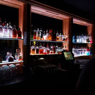 One of the bars duh!