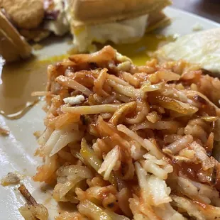 Well done hash browns delivered