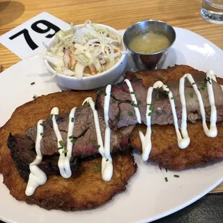 Smoked Meat Latkes