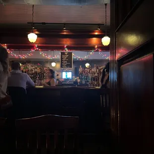 a man sitting at the bar