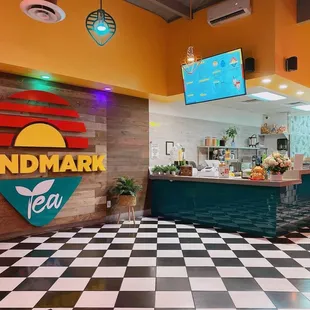 Inside the store