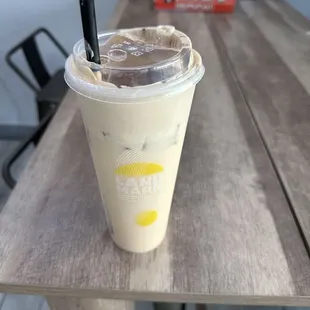 Toffee Tiramisu Cream Tea Latte