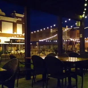 Night time view from the patio at Landon Winery &amp; Bistro. Such a unique atmosphere and the location is perfect. Absolutely enjoyed it!