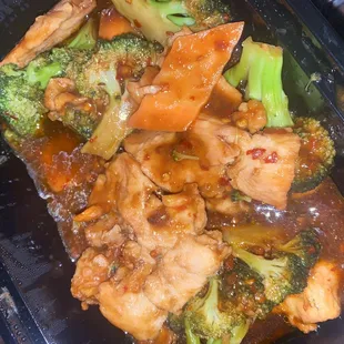 Chicken/shrimp and broccoli