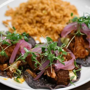 Pork belly tacos
