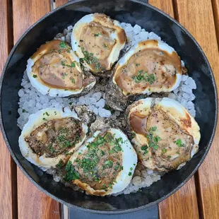 Grilled BBQ Oysters