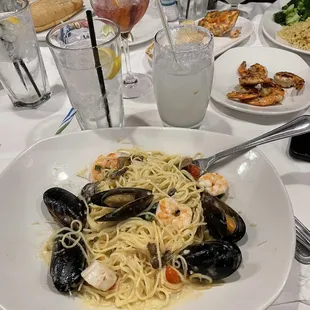 Angle Hair Seafood Pasta