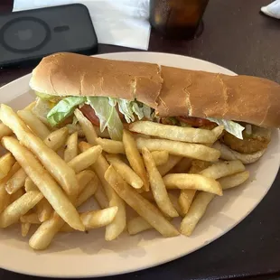 Shrimp po-boy