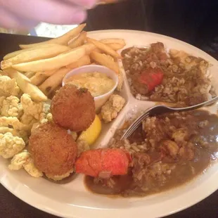 Crawfish platter