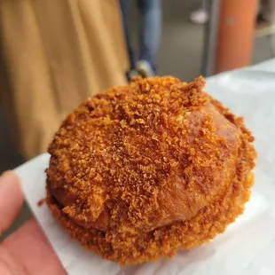 Moroccan lamb crispy bun