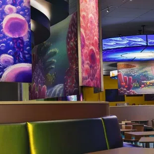 sushi and sashimi, interior