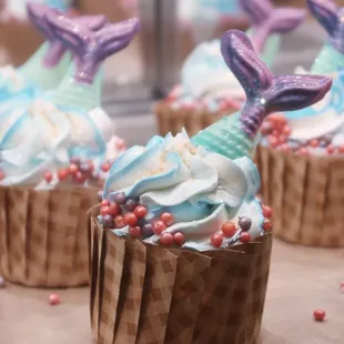 Mermaid cupcake