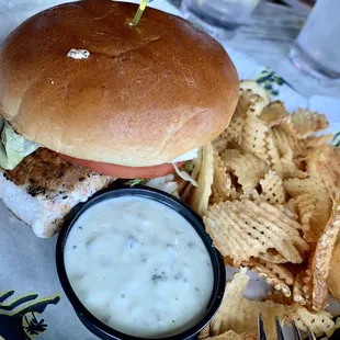 Blackened Fish Sandwich
