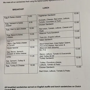 Menu 1/2025