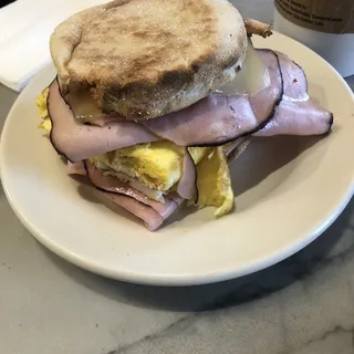 Egg, Ham and Jack Sandwich