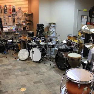 Drums and percussion.