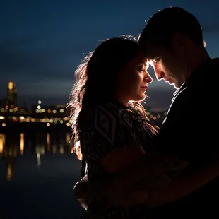 Downtown Omaha in the background