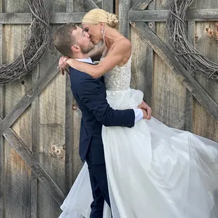 I lost count on the  kisses