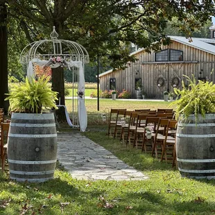 One of Lane57's  beautiful ceremony area!