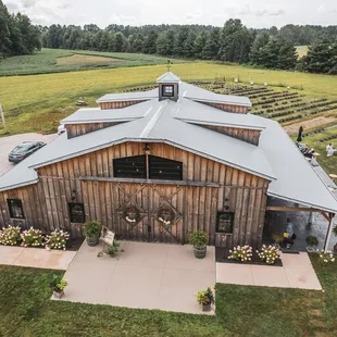 Aerial view of Lane57 farm.
