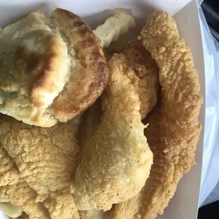 a plate of fried food
