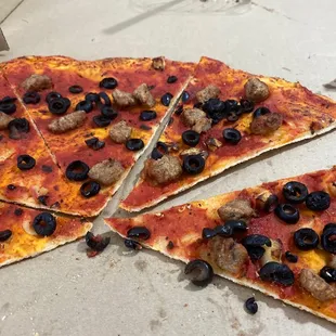 My very first dry pizza ever